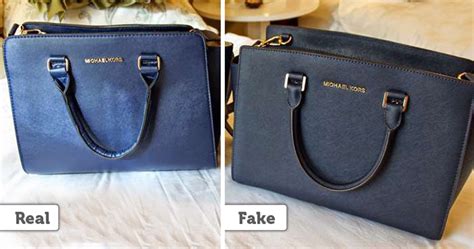 how can you tell if michael kors is real|michael kors leather handbag.